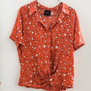 Fun Button Up Blouse